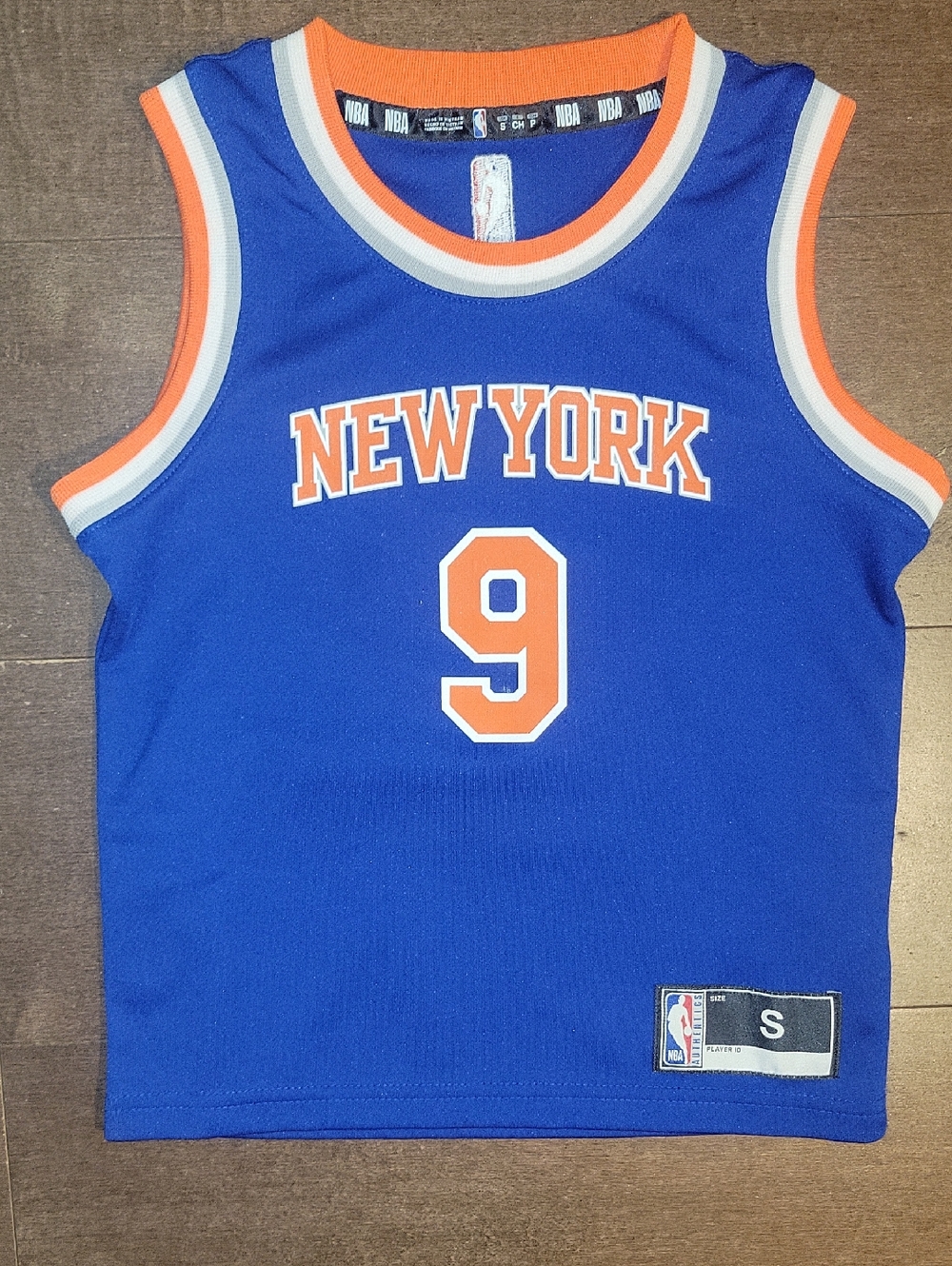 NBA Kids Royal Blue & Orange New York Jersey Tank